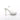 Clear high-heeled bikini heels shoe with glittery platform and 'Ready to Ship' label on a white background