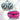 Two travel protector cases, one with a blue floral pattern and another with a pink polka dot pattern.