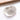 A clear silver pave stretchable rhinestone bikini jewelry ring with a crystal dome design.