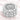 A clear silver bubble stretch bikini jewelry ring with rhinestone accents, displayed on a white surface.