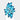 Peacock blue marquise rhinestone stretch bikini jewelry ring displayed on a stand.