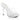 A clear strapless platform heel and bikini heels with a stiletto heel and platform, designed for posing or competition.
