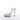 Clear ankle strap high-heeled bikini heels on a white background.