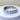 Video Showing Silver bikini competition ring with clear rhinestones on a turquoise background