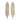 A clear bikini jewelry earrings featuring clear rhinestone crystals set in a gold-tone metal