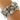 A silver bikini jewelry ring adorned with iridescent AB rhinestones, displayed on a hand.