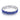 Clear sapphire 3 row stretch rhinestone bikini jewelry bracelet displayed on a white surface.