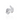 KARRIE - clear cubic zirconia double row adjustable ring-silver
