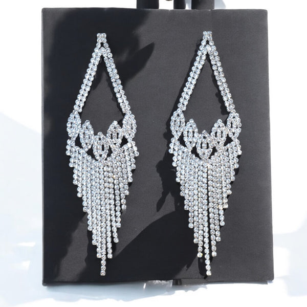 Crystal Rhinestone Chandelier Earrings