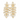Sydney Clear Rhinestone Earrings – Gold Competition Jewelry