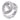 PORSHA - clear double open circle rhinestone ring-silver