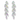 Charlo Clear & AB Crystal Stone Leaf Marquise Drop Earrings – Silver