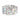 GIA - ab rhinestone accented stretch competition jewelry bracelet (silver)