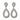 Amara Clear Crystal Pavé Teardrop Earrings – Silver Competition Earrings