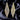 KYLIE - gold ab chandelier Rhinestone Earrings