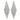 KYLIE - clear crystal rhinestone chandelier earrings