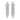 J'ADORE - clear silver rhinestone dangle earrings