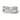 JEWEL - clear rhinestone criss cross adjustable bracelet (silver)