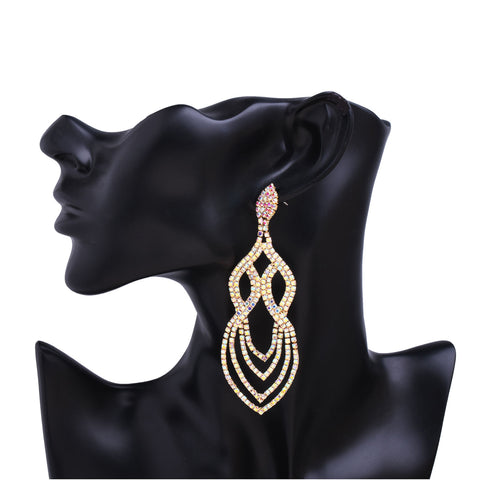 Baby Cindie - ab gold 5 piece pave jewelry set