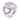 PORSHA- ab double open circle rhinestone ring-silver